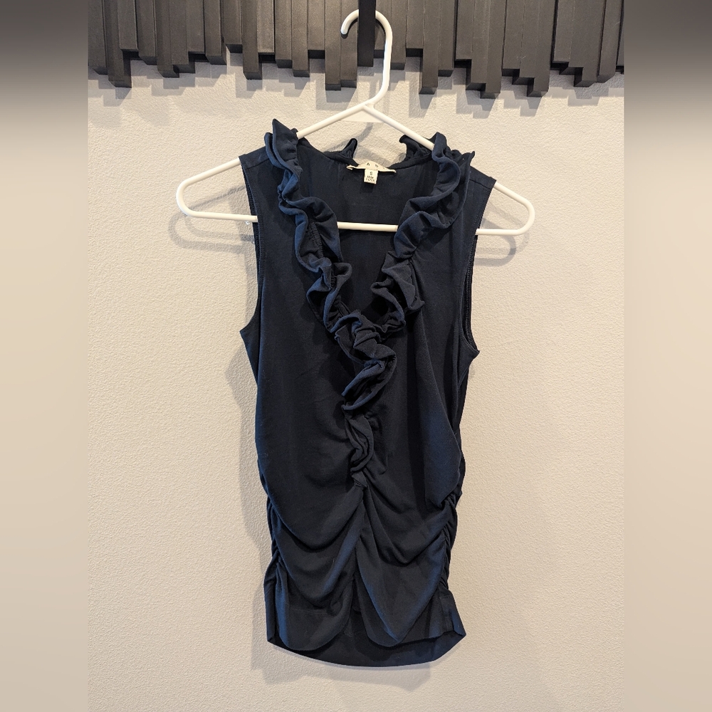 CAbi Ruffle Sleeveless Tank Top